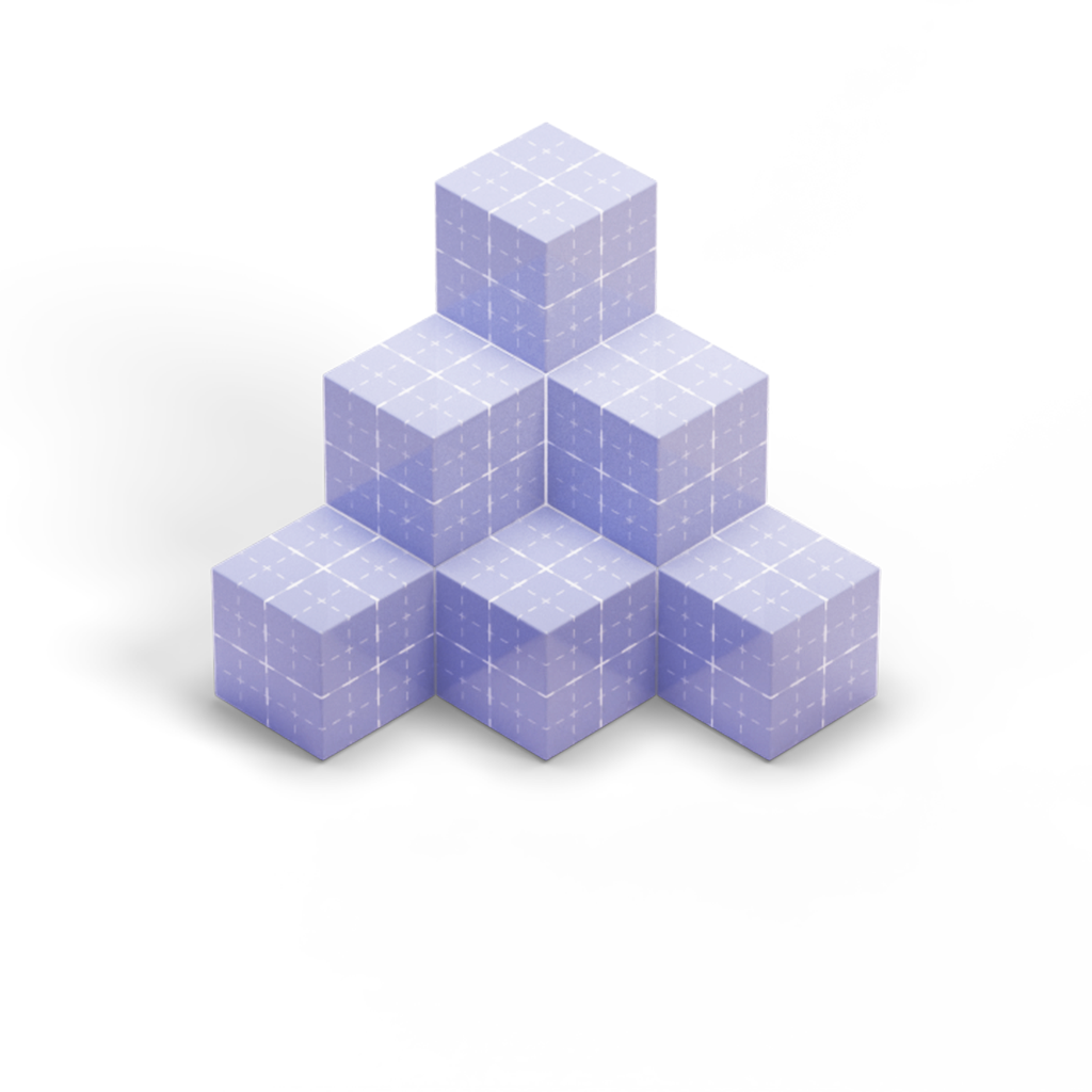 Cubes representing the desired access state.